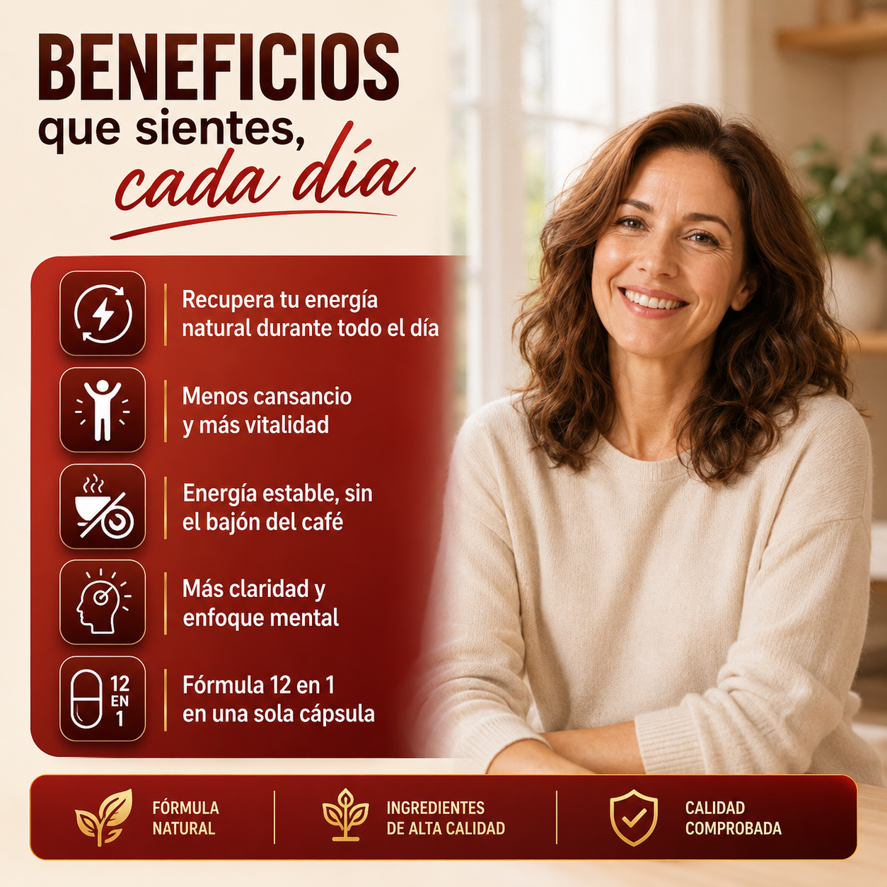 AURIVITA · Energía Natural 12 en 1