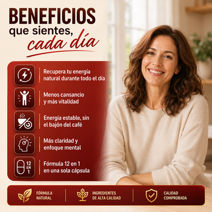 AURIVITA · Energía Natural 12 en 1